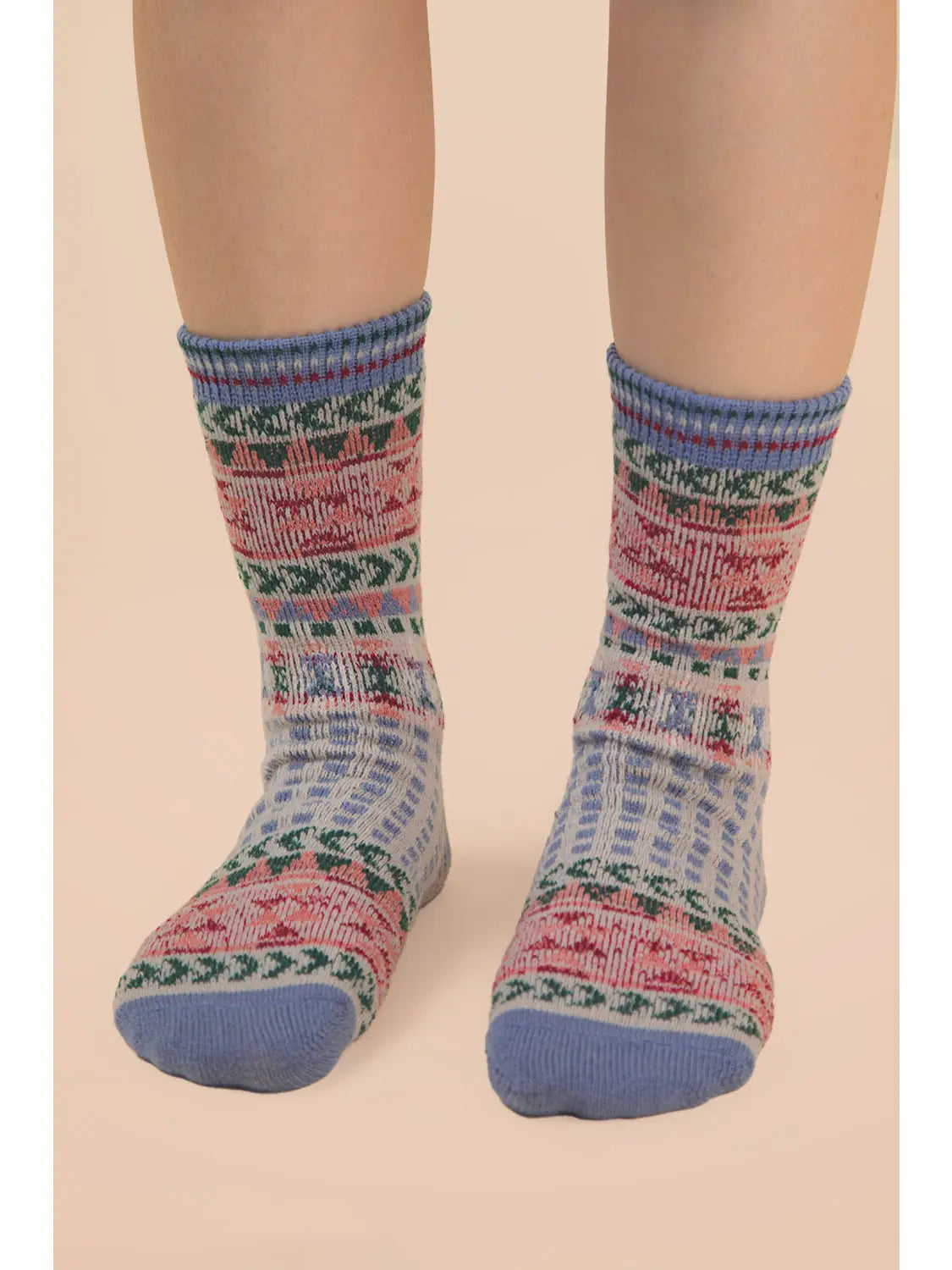 Geometric Graphic Crew Socks
