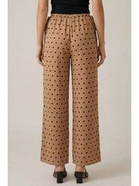 Polka Dot Elastic Pants