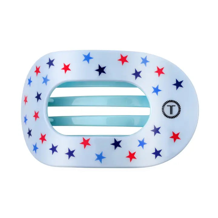 Teleties Flat Round Hair Clip United We Sparkle