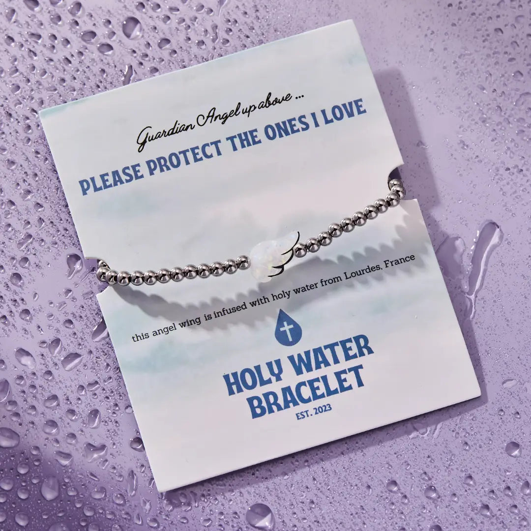 Holy Water Angel Wing Bracelet