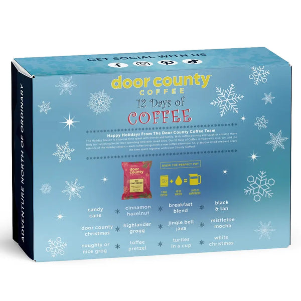 Door County 12 days of Coffee Advent Calender