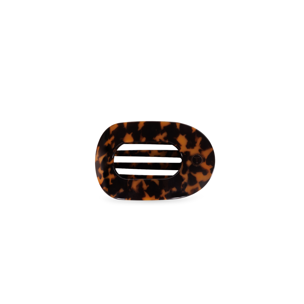 Tortoise | Tiny | Flat Round Hair Clip