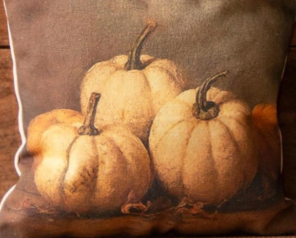 Mini Pillows-Pumpkin and Leaf Paintings