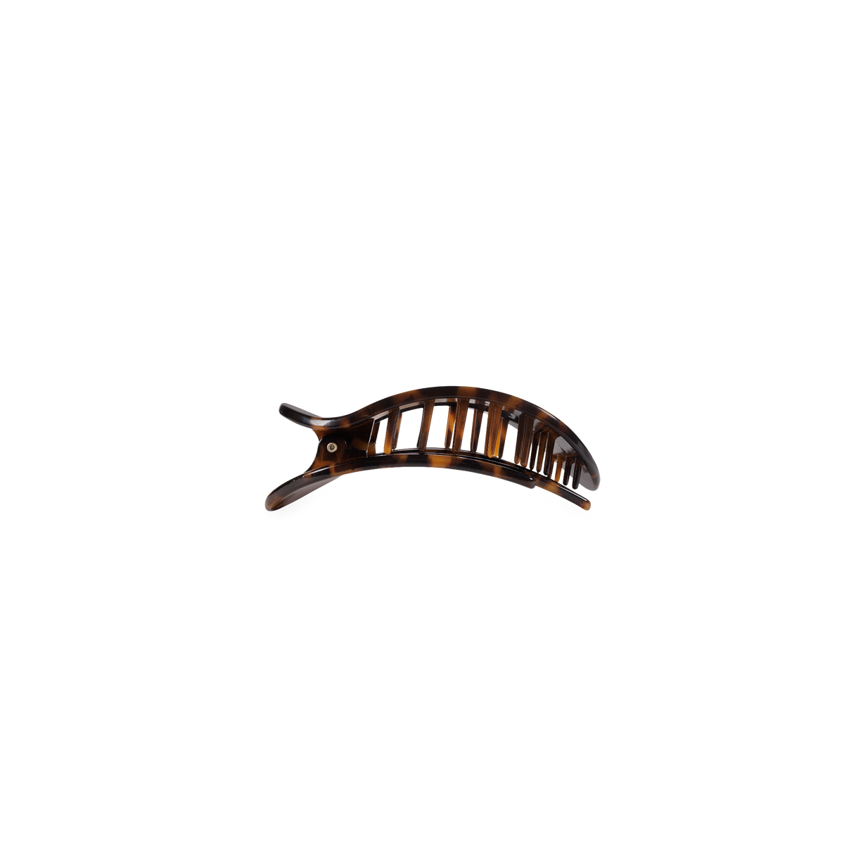 Tortoise | Tiny | Flat Round Hair Clip