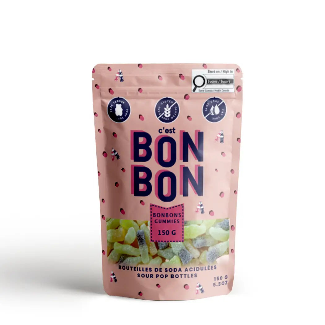 BON BON Sour Pop Bottles - Gummy Candies
