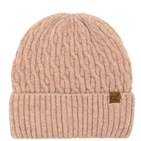 C.C Chain Link Cable Cuff Beanie