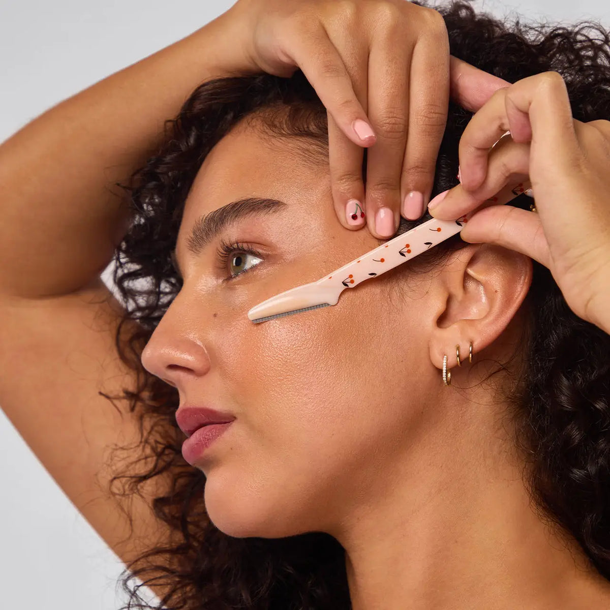 KITSCH Recycled Plastic Dermaplaners 6pc Set-Cherry Blossom