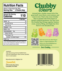Chubby Bears Key Lime Pie Gummy Bears - 4.2oz