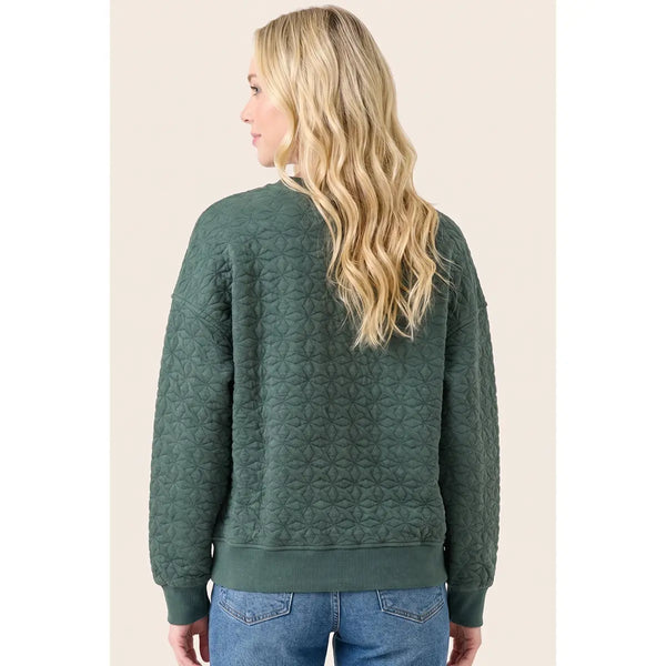 Quilted Sweatshirt