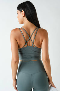 Venice Cloud Light Criss-Cross Sports Bra