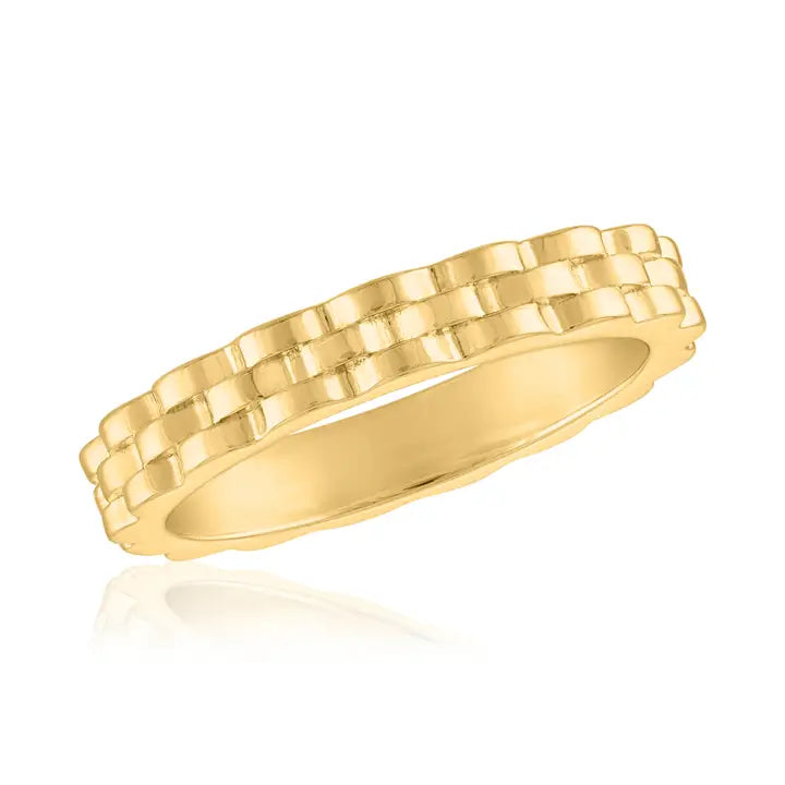 Layers Watch Band Gold RIng