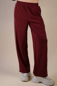 Wide Leg Knit Comfy Casual Sweat Pants