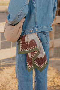 Brixley Caramel Crescent Bag