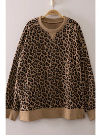 Printed Crew Neck Sweatshirt