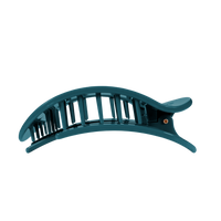 Teal With It | Large| Flat Round Hair Clip