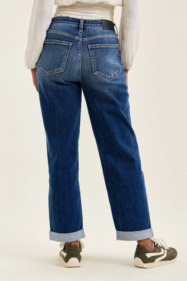 Judy Blue  "Billie" Boyfriend Dark Jean