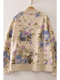 Floral Print Sweatshirt