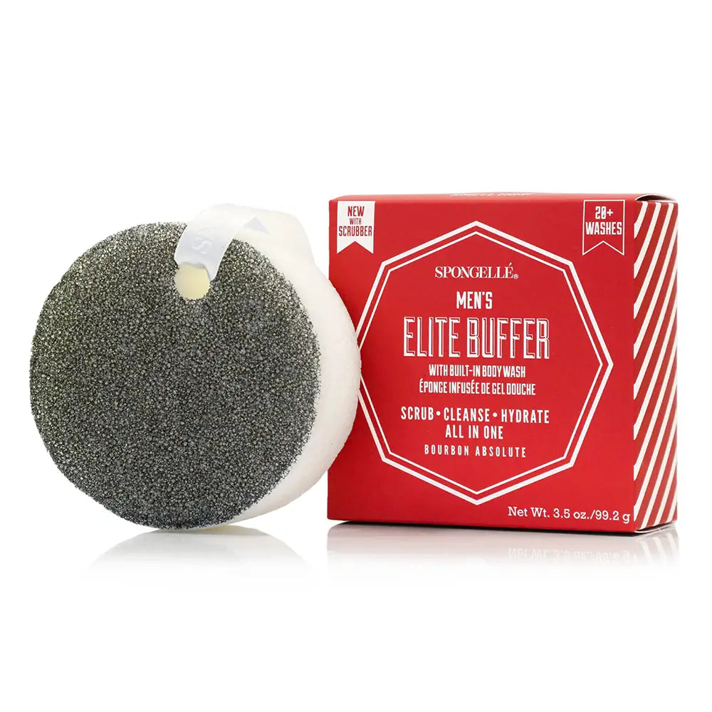 Spongelle Men's Elite Buffer (Bourbon Absolute)