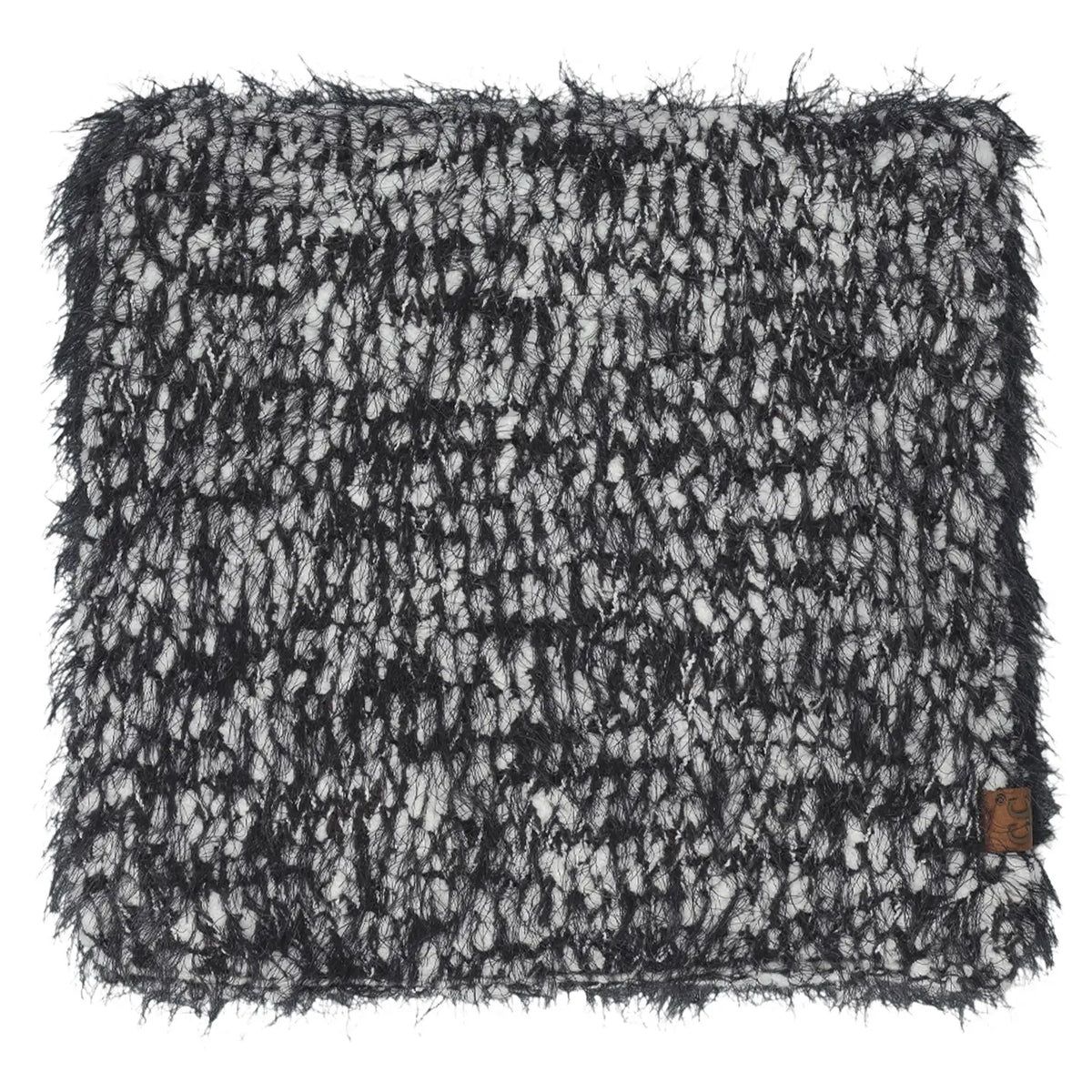C.C Boucle Knit Oblong Winter Scarf