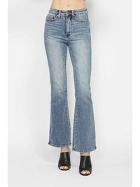 Judy Blue Tummy Control Back Pkt Embroidered Bootcut