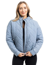 Sporty Diamond Quilted Jacket