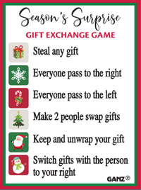 Season's Surprise Gift Exchange Game Charms