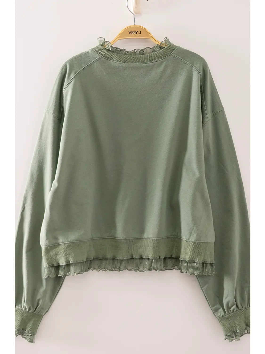 Lace Layered Sweatshirt
