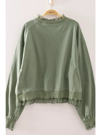 Lace Layered Sweatshirt