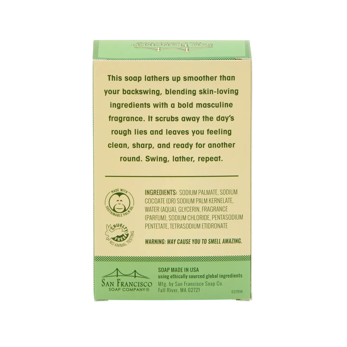 Men's "I'd Rather Be" Golfing Fresh Pinewood Soap