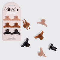 KITSCH Recycled Plastic Mini Arched Clips 6pc Set