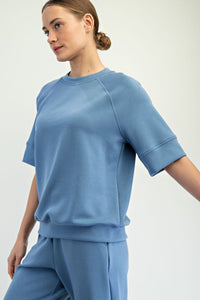 Modal Scuba Luxe Oversized Sleeve Top