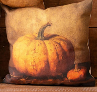 Mini Pillows-Pumpkin and Leaf Paintings
