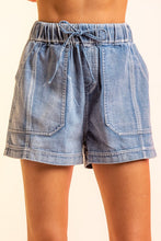 Load image into Gallery viewer, High Waisted Denim Shorts
