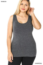 Load image into Gallery viewer, Scoop Neck Plus Seamless Tank
