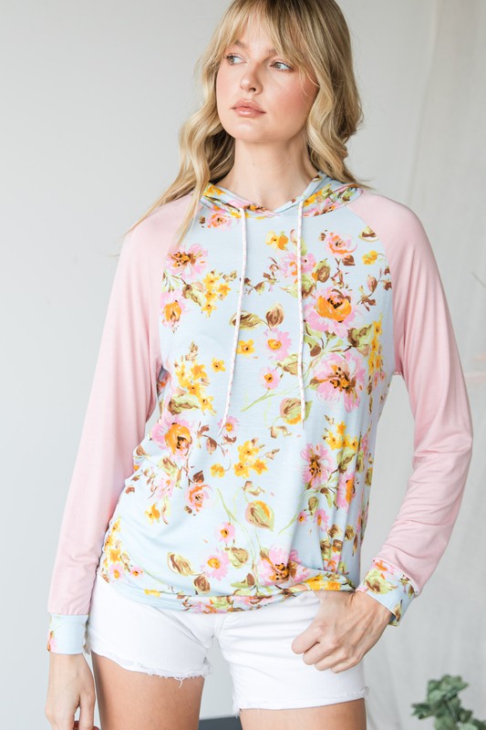 Floral Hoodie