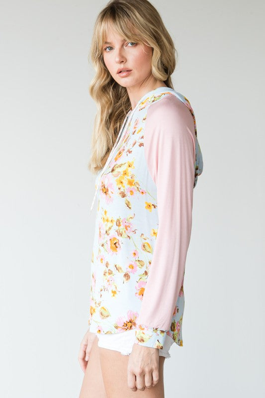 Floral Hoodie