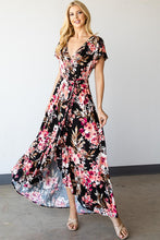 Load image into Gallery viewer, Ruffle Floral Maxi Dress
