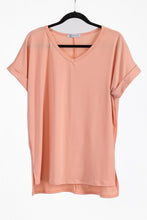 Load image into Gallery viewer, Classic Short Sleeve  V Neck Top
