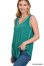 Load image into Gallery viewer, Sleeveless Washed V-Neck Top
