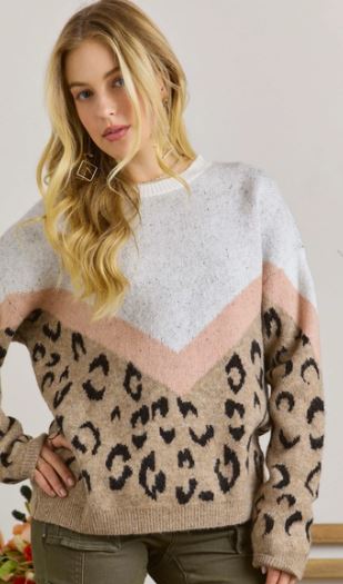 Leopard Plus Sweater