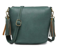 Dylan Crossbody w/ 2 Side Tassel Zippers