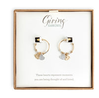 Giving Earrings-Double Heart