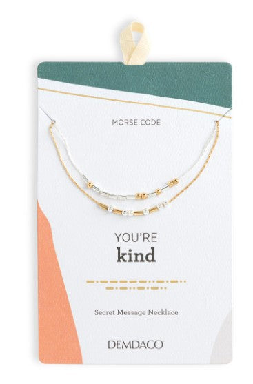 Morse Code Necklace