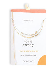 Morse Code Necklace