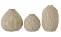 Stoneware Textured Vases