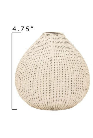 Stoneware Textured Vases