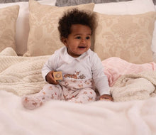 Load image into Gallery viewer, Little Forest Print Baby Sleepsuit

