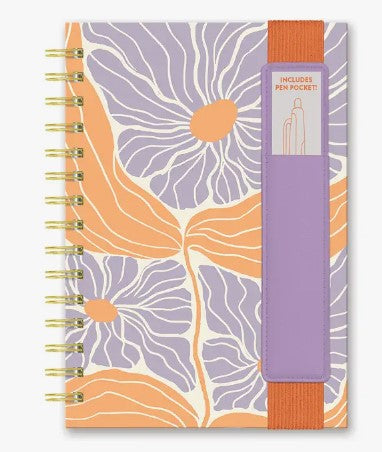 Bloom Notebook with Pen Pocket
