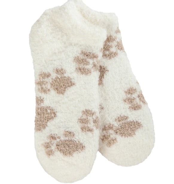 Cozy Low Stone Paw Sock