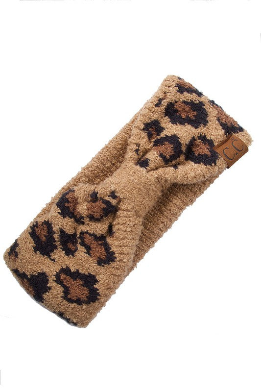 C.C Leopard Knot Headband